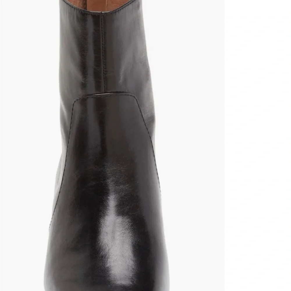Madewell Black Leather Ankle Boots